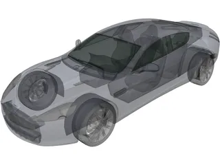 Aston Martin Rapide (2010) 3D Model preview