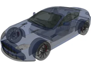 Aston Martin V8 Vantage S (2015) 3D Model preview