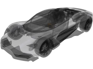 Aston Martin Valhalla (2020) 3D Model preview