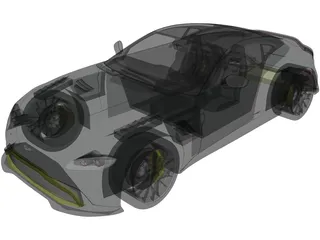 Aston Martin Vantage AMR (2020) 3D Model preview