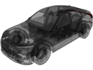 Audi e-tron S Sportback (2021) 3D Model preview
