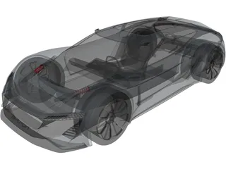 Audi PB 18 e-tron (2018) 3D Model preview