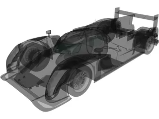 Audi R18 TDI (2011) 3D Model preview