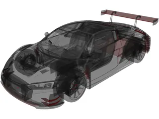 Audi R8 LMS GT3 (2020) 3D Model preview