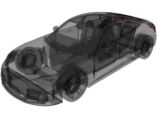 Audi RS e-tron GT (2022) 3D Model preview