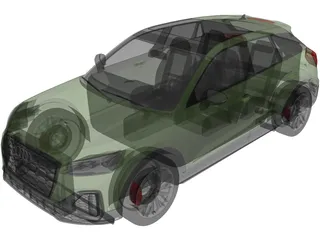Audi SQ2 (2021) 3D Model preview