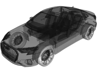 Audi A3 Sedan (2021) 3D Model preview