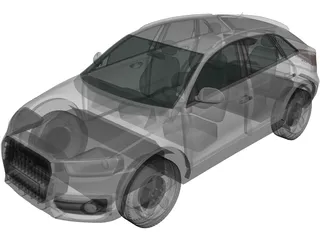 Audi Q3 (2011) 3D Model preview