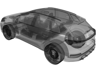 Audi Q4 e-tron (2021) 3D Model preview