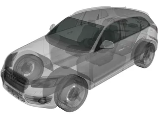 Audi Q5 (2009) 3D Model preview