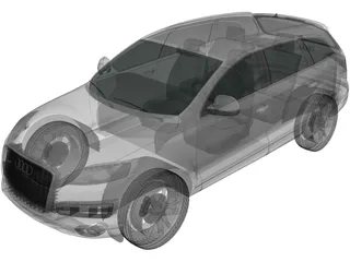 Audi Q7 (2010) 3D Model preview