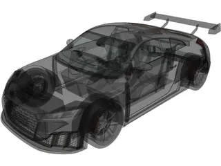 Audi TT RS Clubsport (2017) 3D Model preview