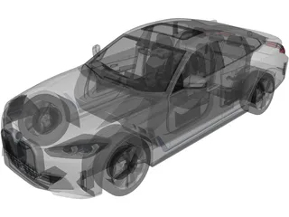 BMW i4 (2022) 3D Model preview
