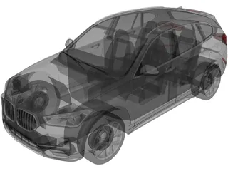 BMW X1 (2020) 3D Model preview