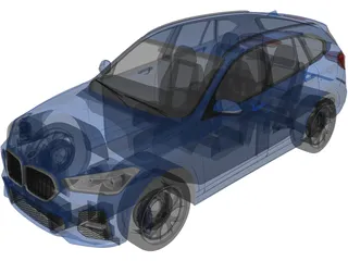 BMW X1 M-Sport (2020) 3D Model preview