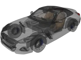 BMW Z4 M-Sport (2019) 3D Model preview