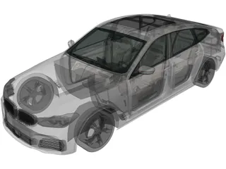 BMW 6-Series Gran Turismo M Sport (2017) 3D Model preview