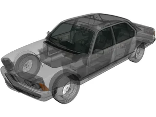 BMW 7-Series [E23] (1982) 3D Model preview
