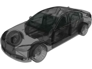 BMW 7-Series [F02] (2013) 3D Model preview