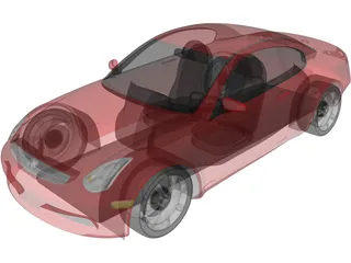 Infiniti G35 Coupe 3D Model preview