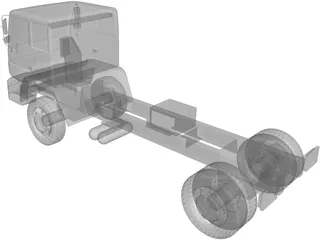 MAN Truck LEM220 3D Model preview