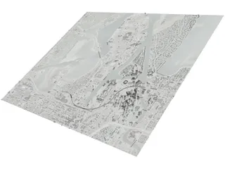Tampa City 3D Model preview