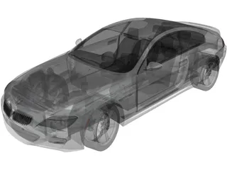 BMW M6 3D Model preview