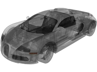 Bugatti Veyron 3D Model preview
