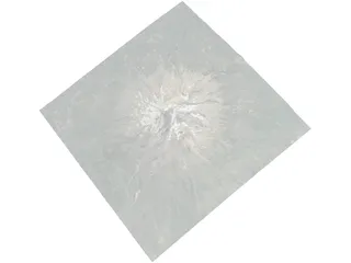 Mount Shasta 3D Model preview