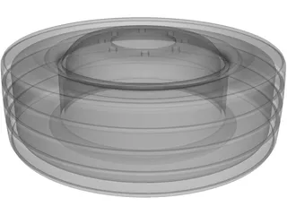 Truck wheel and tyre 245 70 R19.5 3D Model preview