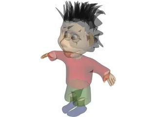 Boy 3D Model preview