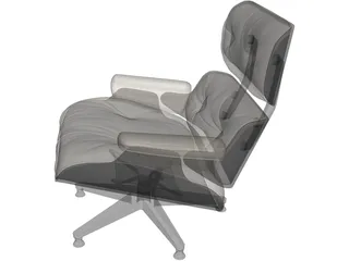 Leather Seat 3D Model preview