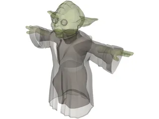 Star Wars Yoda 3D Model preview
