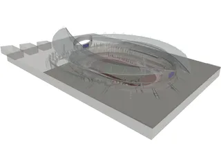 Stadium 3D Model preview