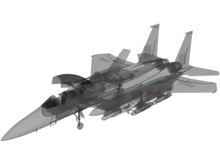 F-15 Hornet 3D Model preview