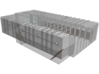 Titanic Swiming Pool 3D Model preview