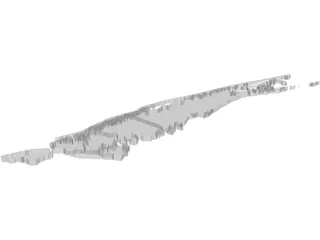 New York Long Island 3D Model preview