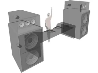 DJ 3D Model preview