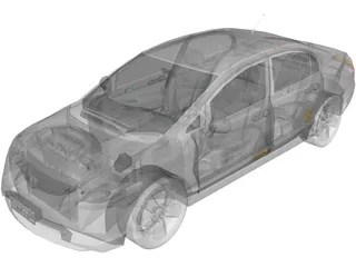 Honda Civic (2007) 3D Model preview
