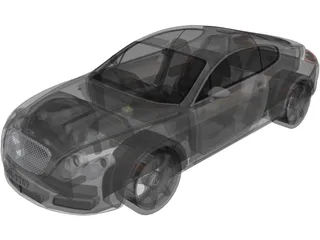Bentley Continental GT Coupe 3D Model preview