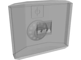 Rear Speaker Focal 800S 3D Model preview
