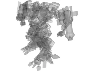 Transformers Movie IronHide 3D Model preview