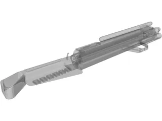 Plasma Launcher 3D Model preview