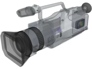 Sony vx1000 VCR 3D Model preview
