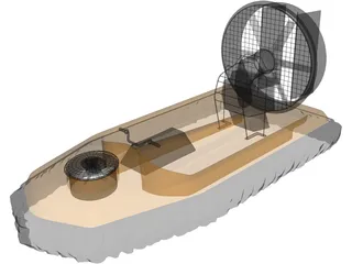 Hovercraft 3D Model preview