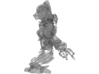 Transformers Movie Barricade 3D Model preview