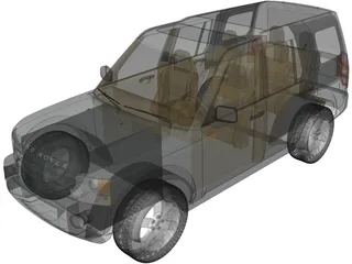 Land Rover Discovery 3 3D Model preview