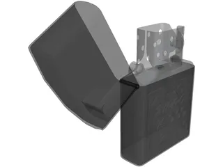 Zippo Lighter 3D Model preview