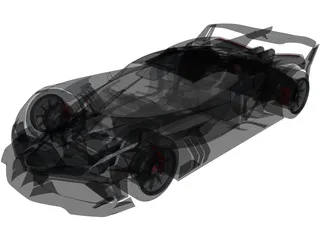 Bugatti Bolide Concept (2020) 3D Model preview