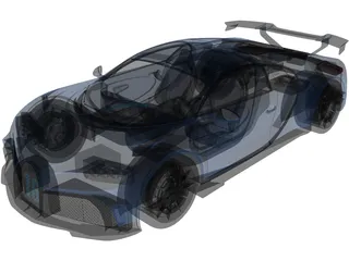 Bugatti Chiron Pur Sport (2021) 3D Model preview